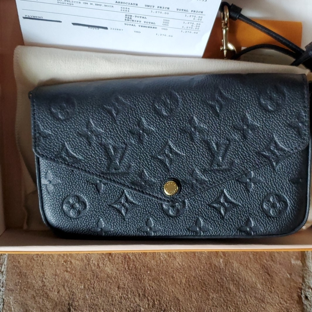Louis Vuitton Noir Felicie